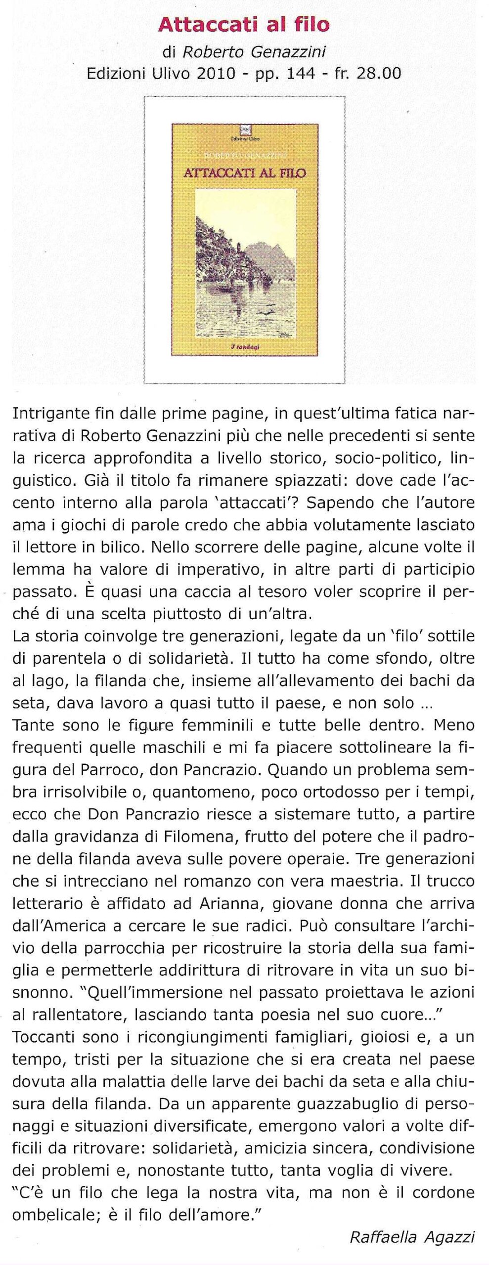 Vetrina Rivista di Lugano - Recensione 14 aprile 2023
