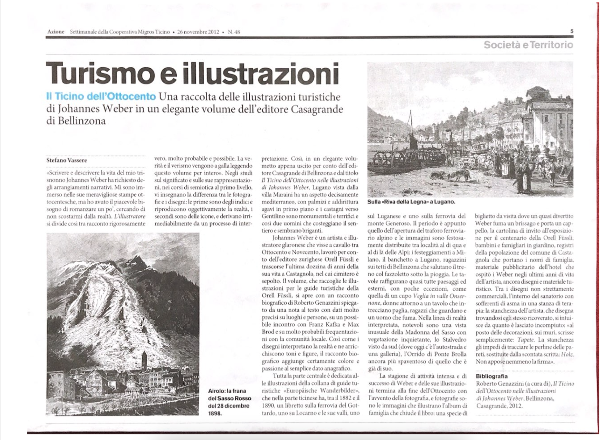 Vetrina Rivista di Lugano - Recensione 14 aprile 2023
