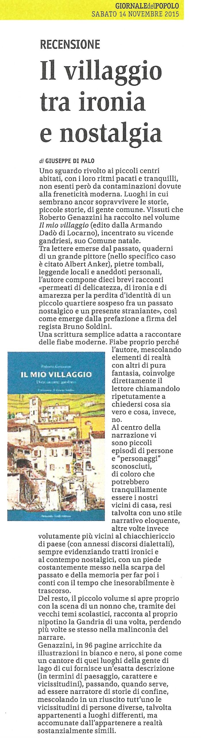 Vetrina Rivista di Lugano - Recensione 14 aprile 2023